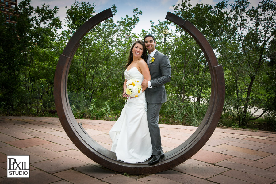 Denver Art Museum Civic Park Wedding Photography 