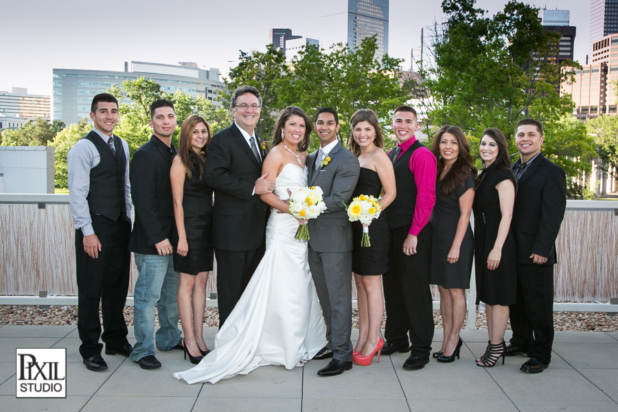 Denver Art Museum Civic Park Wedding Photography 