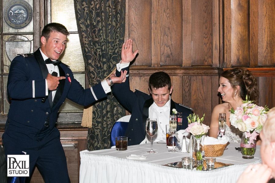 Denver Univercity club wedding photographer
