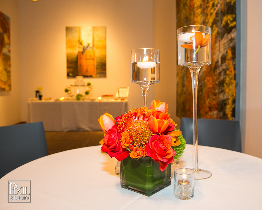 GBLT wedding reception at Denver Art Museum