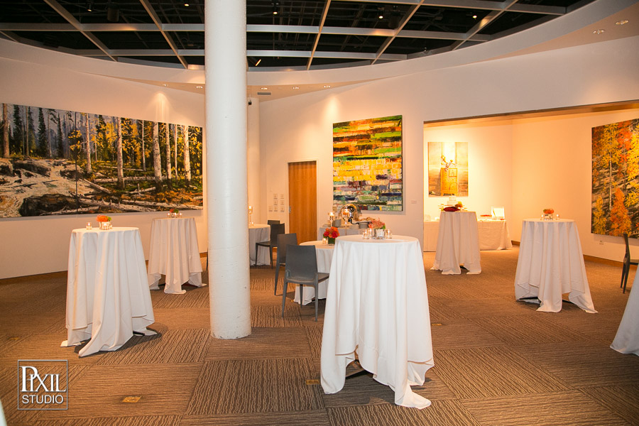 GBLT wedding reception at Denver Art Museum