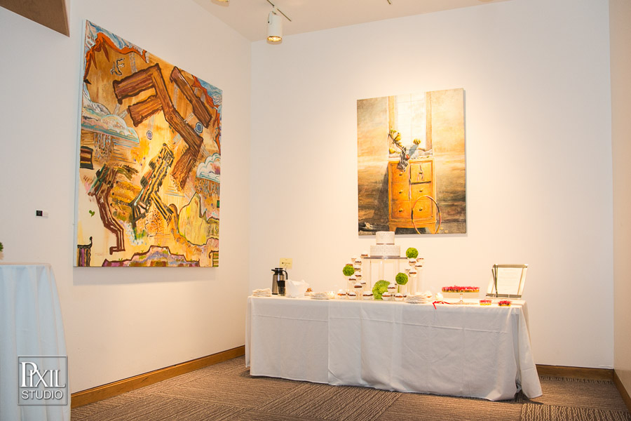GBLT wedding reception at Denver Art Museum