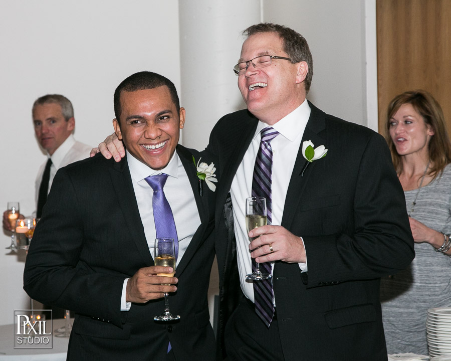 GBLT wedding reception at Denver Art Museum