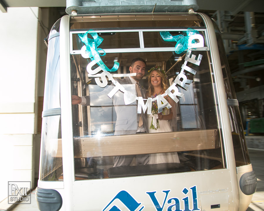 Gondola Charter wedding in Vail Beaver Creek 