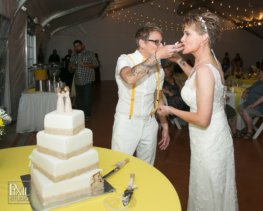 Rustic Hudson Gardens Lgbt wedding