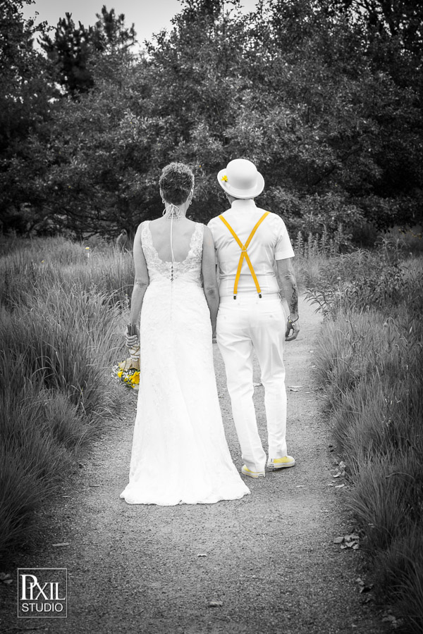 Rustic Hudson Gardens Lgbt wedding