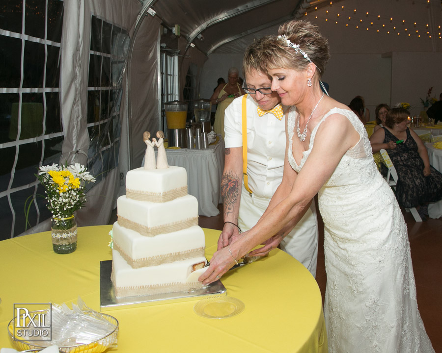 Rustic Hudson Gardens Lgbt wedding