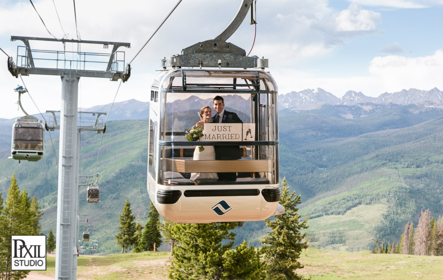 Vail Gondola / Donovan Pavilian Wedding Photography 